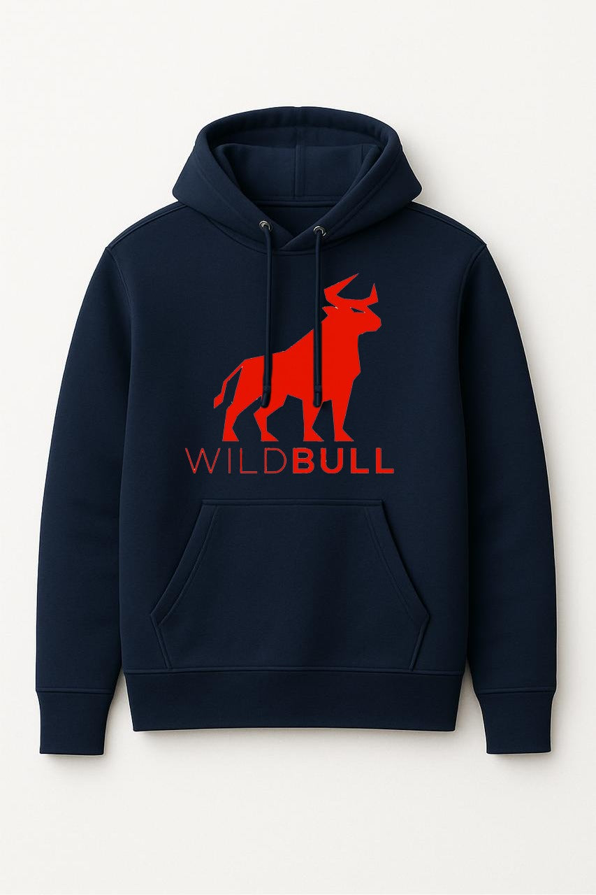 Wild Bull regular printed hoodie