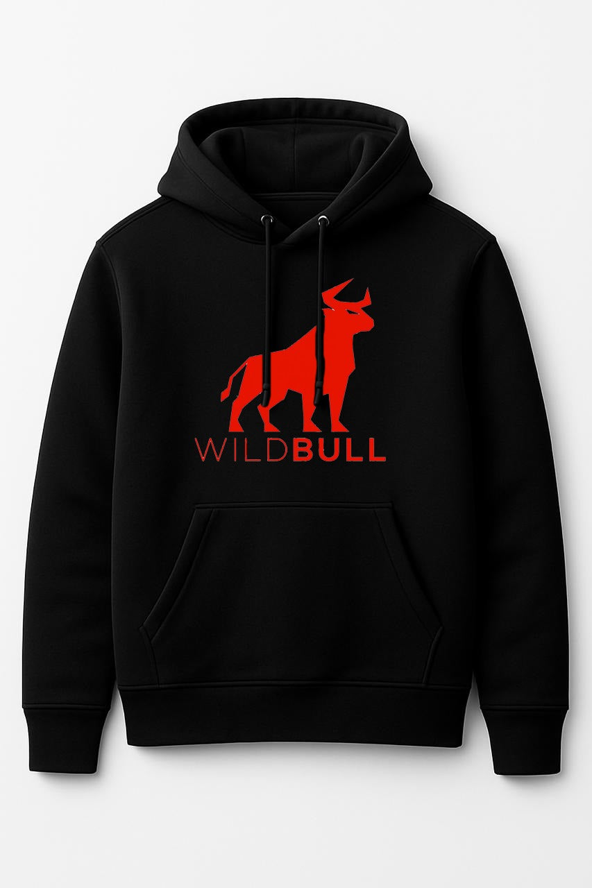 Wild Bull regular printed hoodie