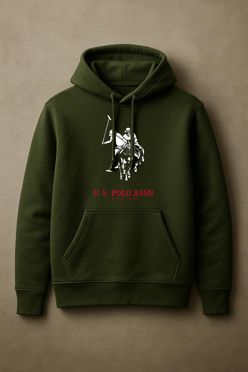 U.S. Polo Regular Printed Hoodie