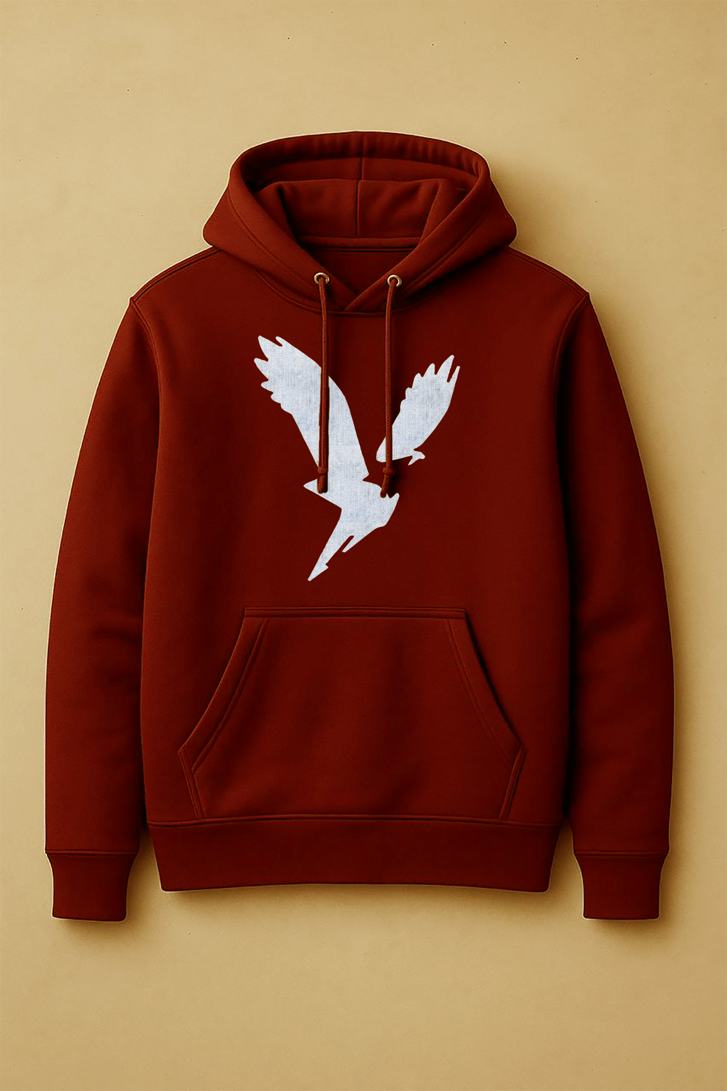 Luxury Eaglo Regular Printed Hoodie